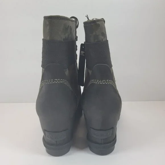 Sorel Lexie Wedge Women's Hiker Green Boots US Size 10 NWT - Picture 6 of 13